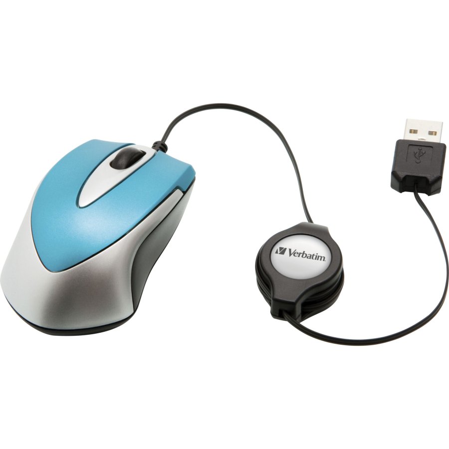 Verbatim Go Mini Optical Travel Mouse Caribbean     49022 #1