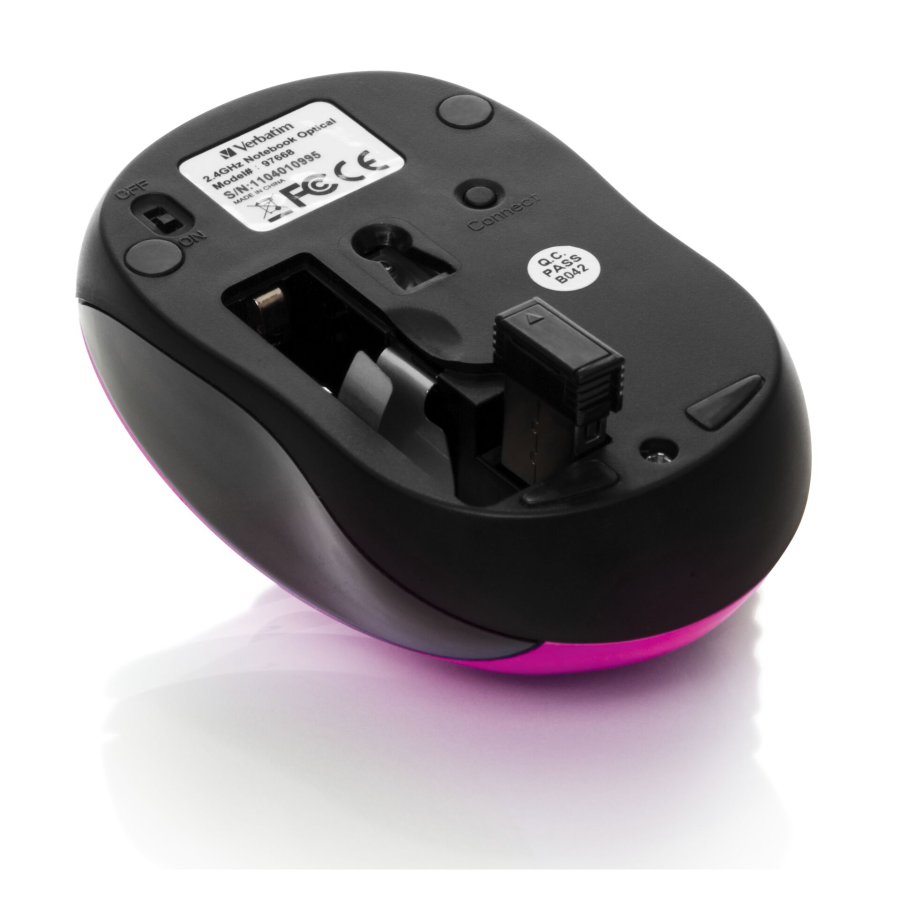 Verbatim Go Nano Wireless Mouse Hot Pink             49043 #6