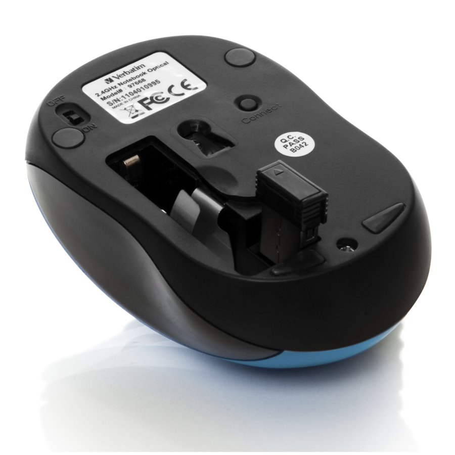 Verbatim Go Nano Wireless Mouse Caribbean Blue       49044 #6