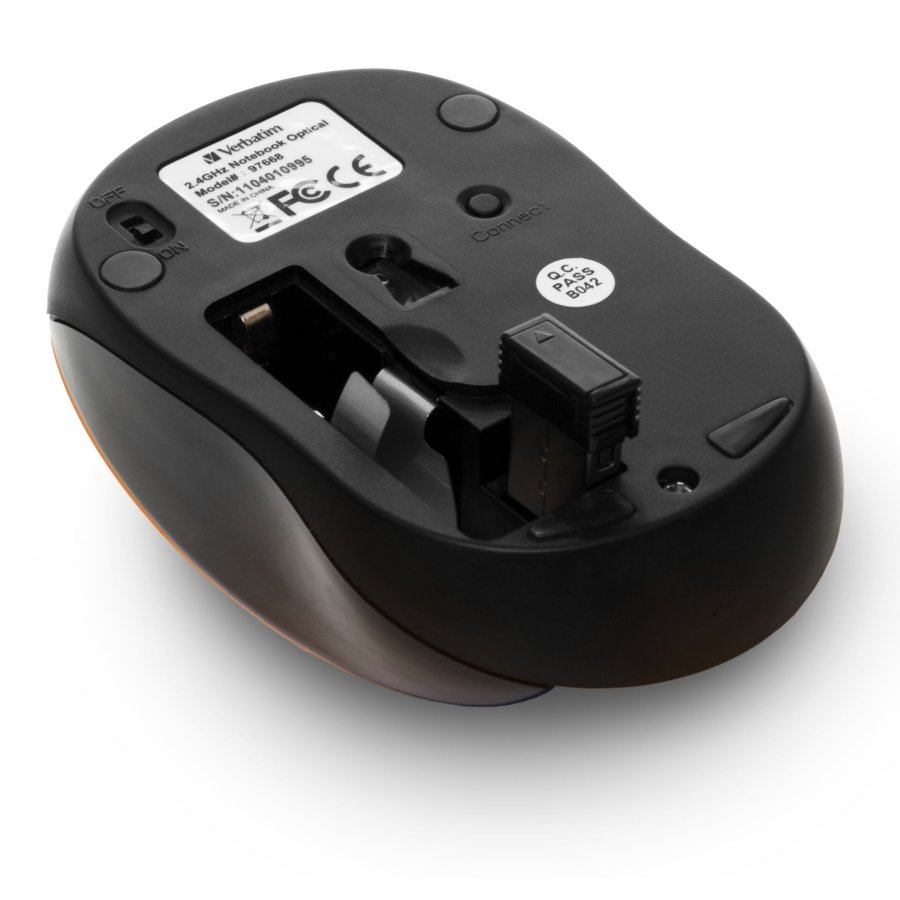 Verbatim Go Nano Wireless Mouse Volcanic Orange      49045 #6
