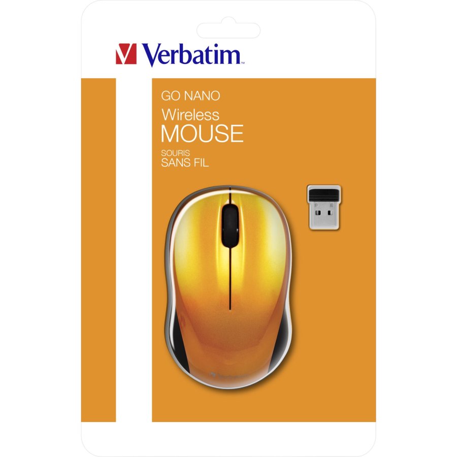 Verbatim Go Nano Wireless Mouse Volcanic Orange      49045 #7
