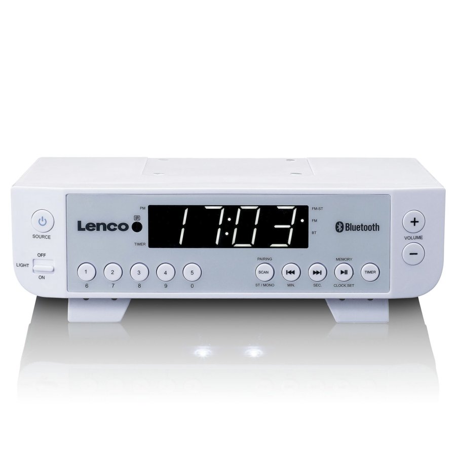 Lenco KCR-100 white #1