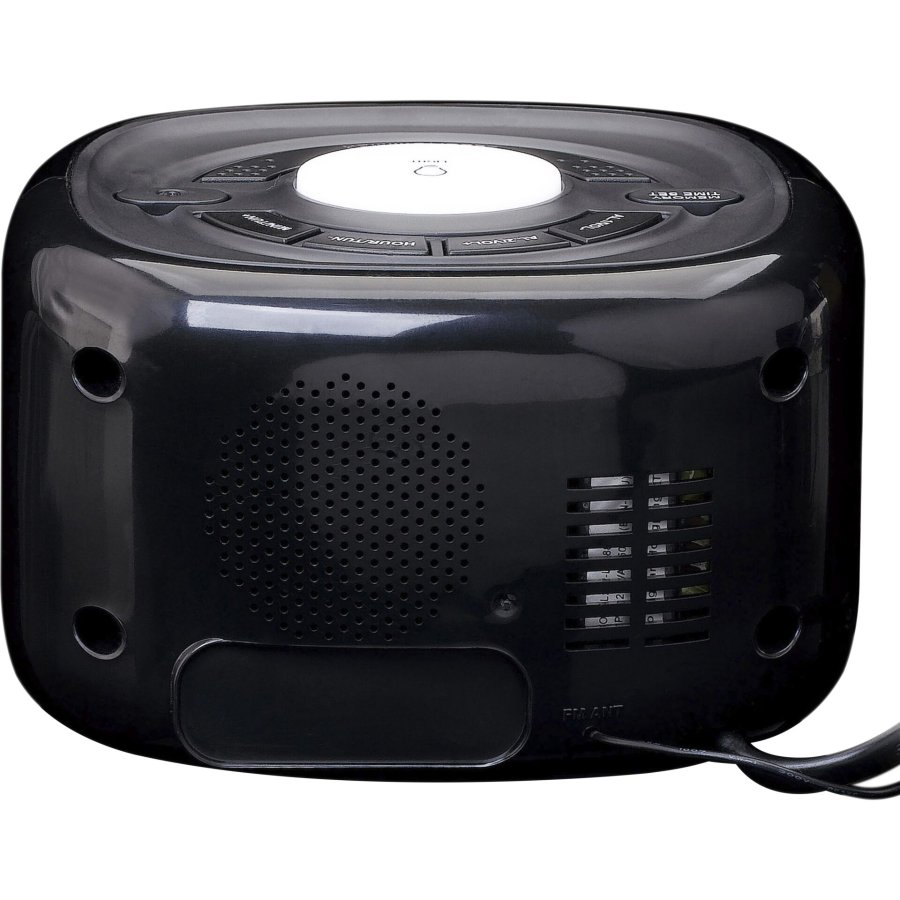 FM Clock Radio med natlys Sort #3