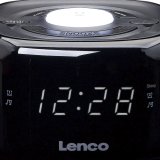 FM Clock Radio med natlys Sort #4
