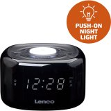 FM Clock Radio med natlys Sort #5