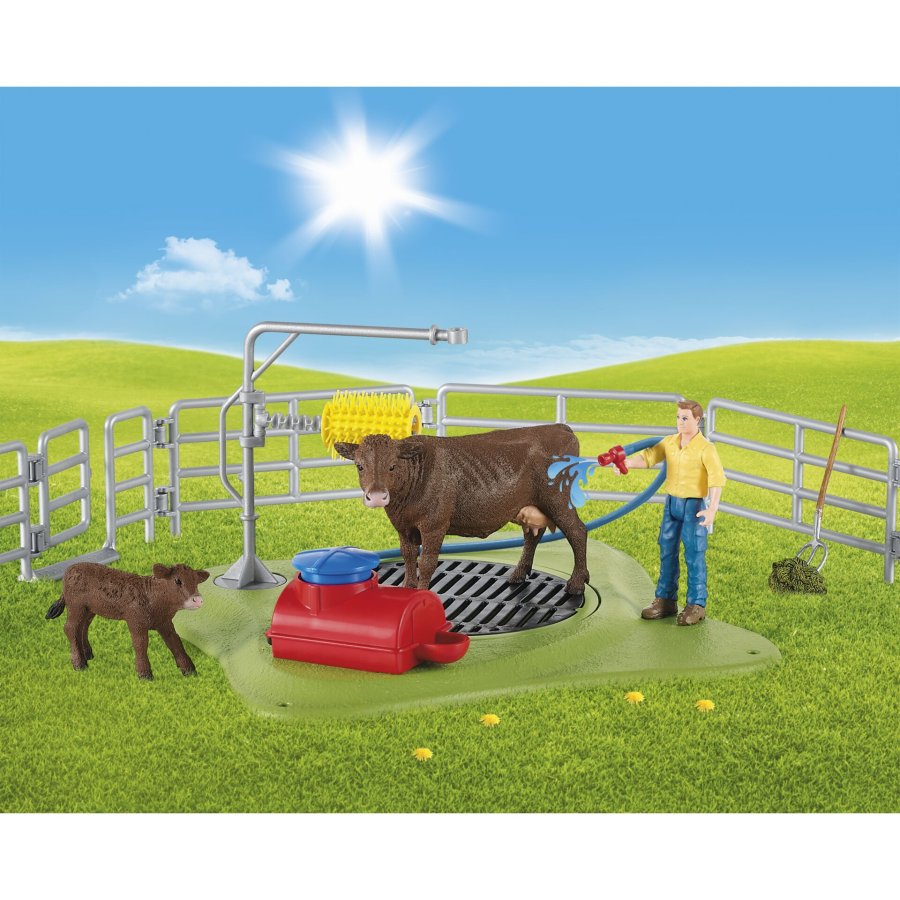 Schleich Farm World    42529 Happy Cow Wash #8