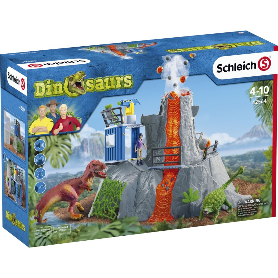 Schleich Dinosaurs         42564 The Large Volcano Expedition #10