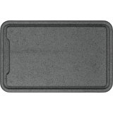 Zassenhaus Carving Board Plastic Dark Grey 36x23x1,5cm #3