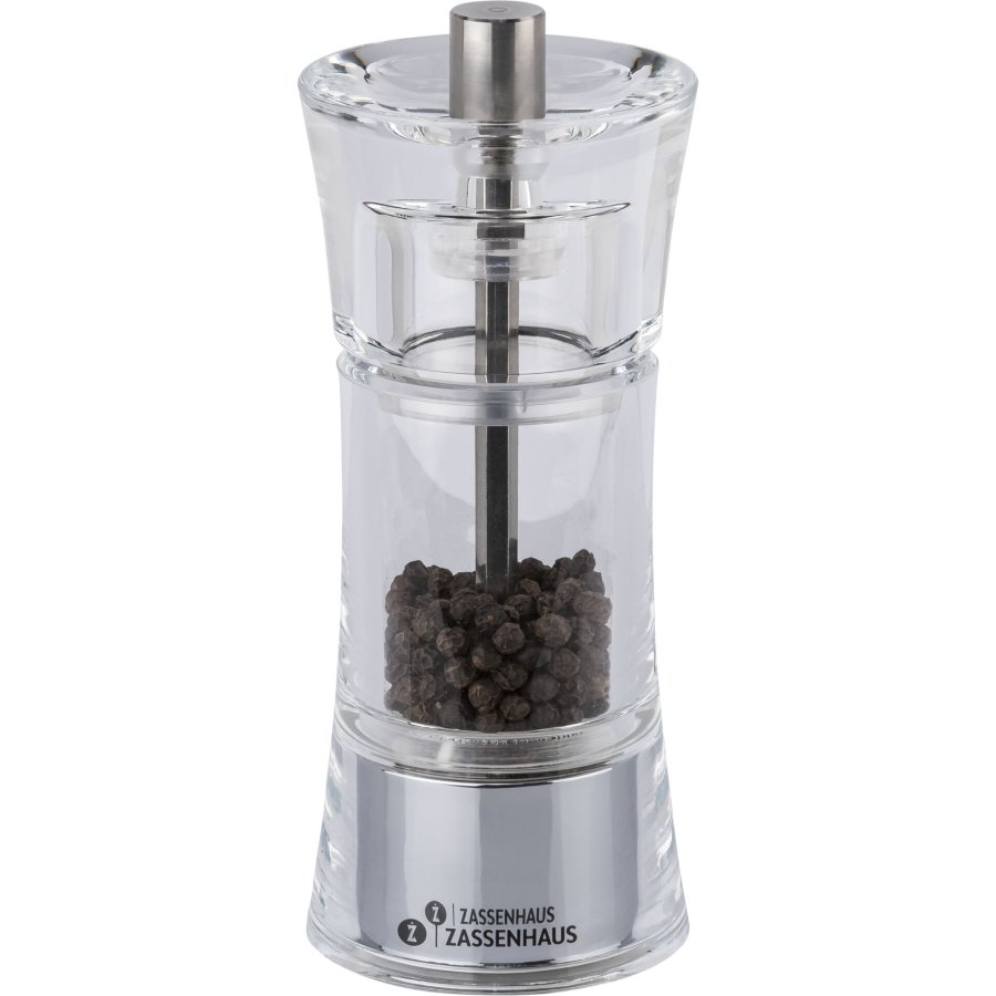 Zassenhaus pepper mill  Aachen Acryl Glass, 14 cm #1