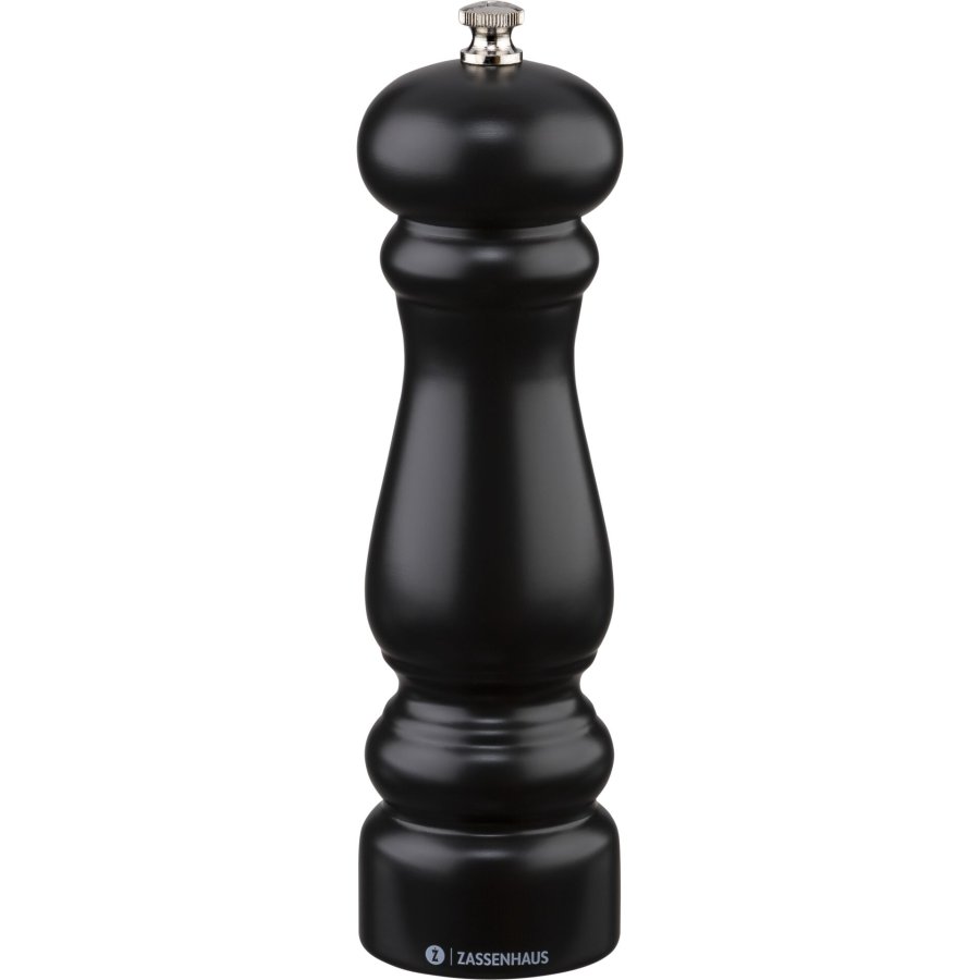 Zassenhaus pepper mill Potsdam beech wood black, 20 cm #1