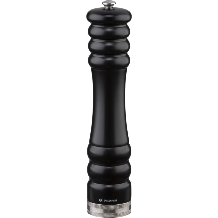 Zassenhaus pepper mill Munich beech wood black/Inox #1
