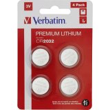 1x4 Verbatim CR 2032 Lithium battery 49533 #1