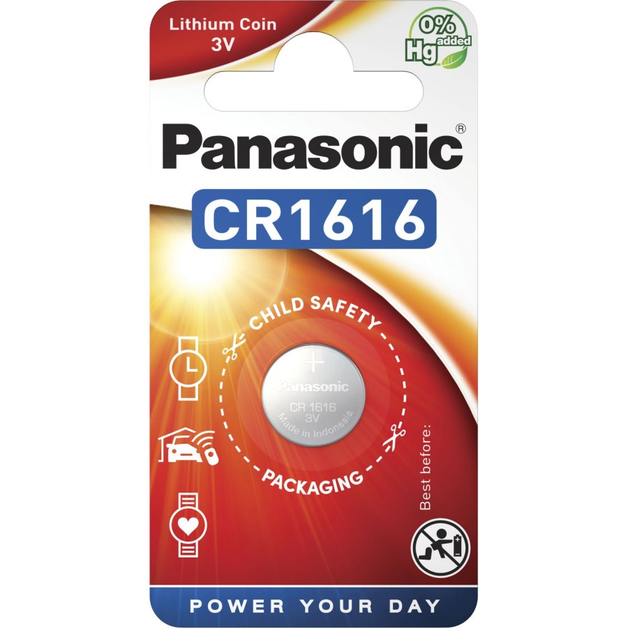 12x1 Panasonic CR 1616 Lithium Power #2