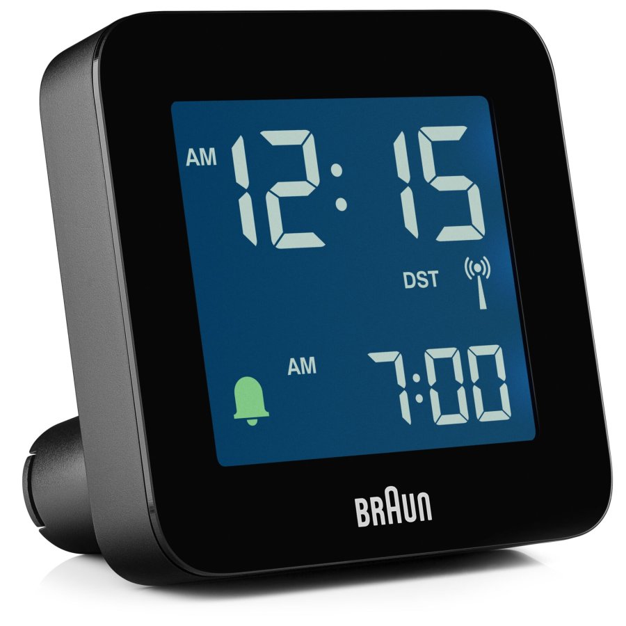 Braun BC 09 B-DCF         black Radio Controlled Alarm Clock #1