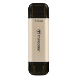 Transcend JetFlash 930C USB-ngle 512 GB USB Type-A / USB Type-C 3.2 Gen 1 (3.1 Gen 1) Guld #1