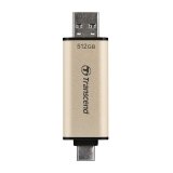 Transcend JetFlash 930C USB-ngle 512 GB USB Type-A / USB Type-C 3.2 Gen 1 (3.1 Gen 1) Guld #4