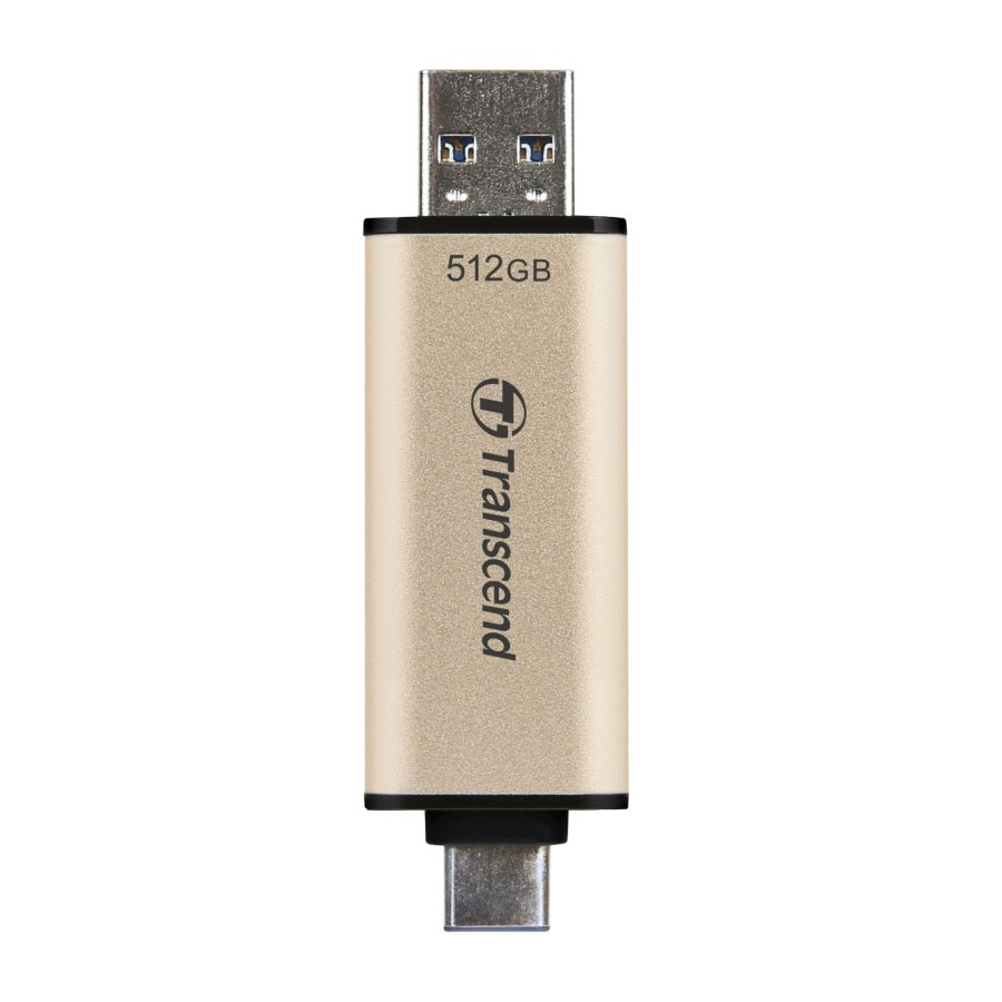 Transcend JetFlash 930C USB-ngle 512 GB USB Type-A / USB Type-C 3.2 Gen 1 (3.1 Gen 1) Guld #4