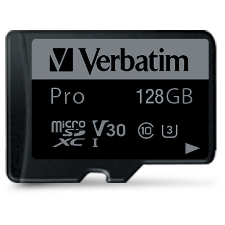 Verbatim microSDXC Pro     128GB Class 10 UHS-I incl Adapter #3