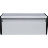Brabantia Fall Front Bread Bin Square Front white #1