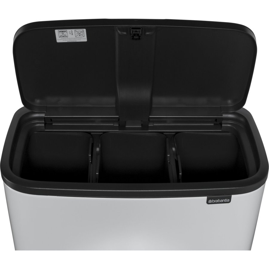 Brabantia Bo Touch Bin white 3 x 11 L #4