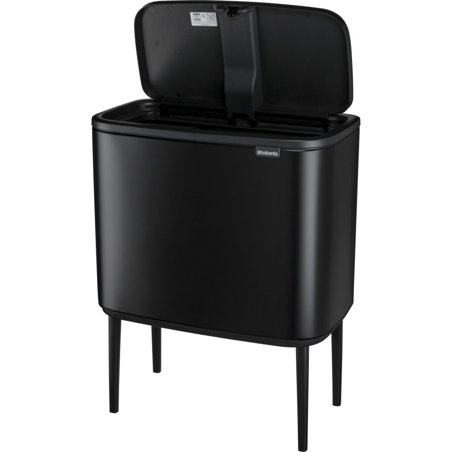 Brabantia Bo Touch Bin black matt, 3 x 11 L #3
