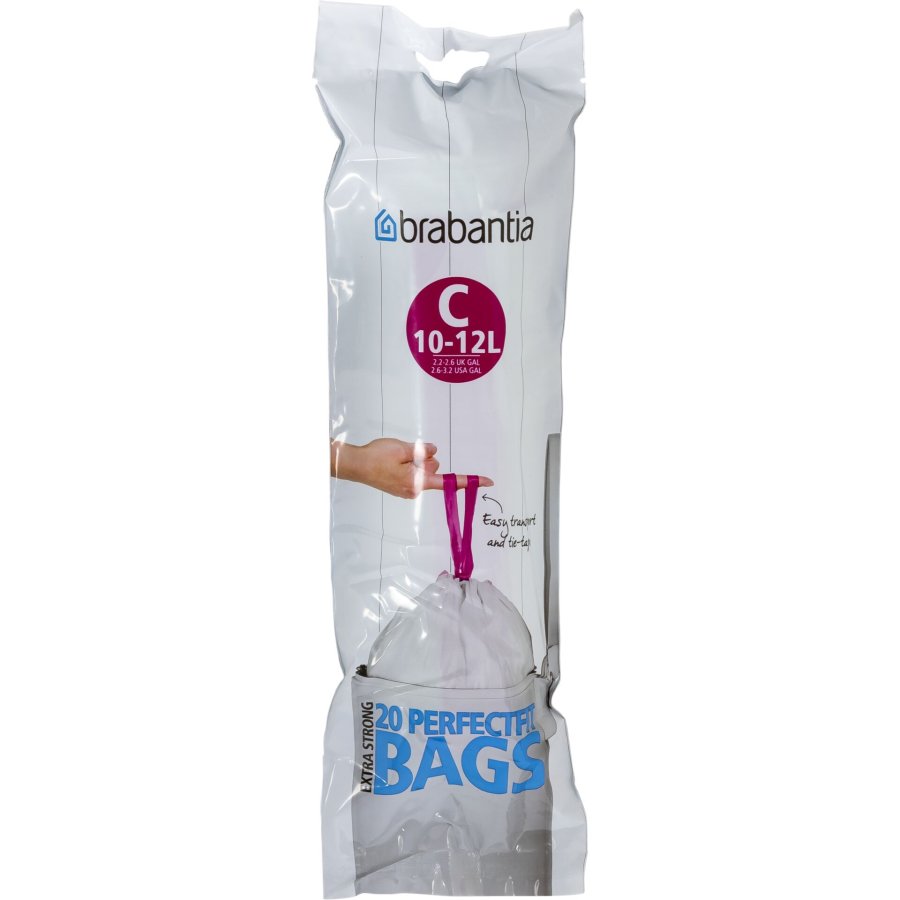 Brabantia PerfectFit Bin Liner Type C 10-12 L, 20 Bags #1