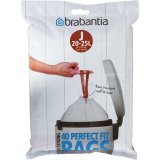 Brabantia PerfectFit Bin Liner Type J 20-25 L, 40 Bags #1