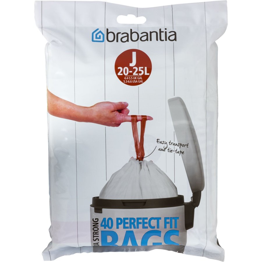Brabantia PerfectFit Bin Liner Type J 20-25 L, 40 Bags #1