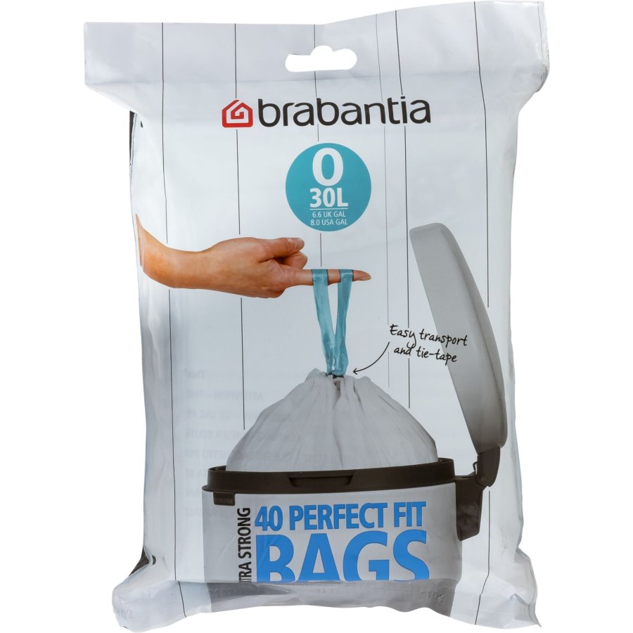 Brabantia PerfectFit Bin Liner Type O 30 L, 40 Bags #1
