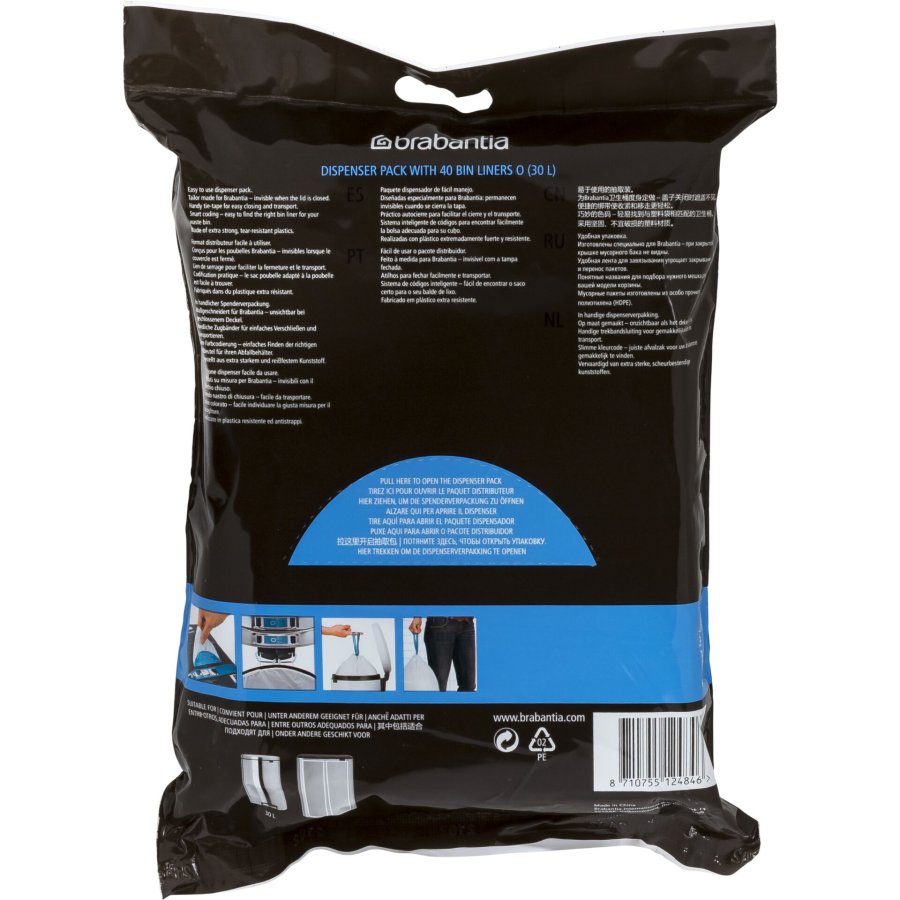 Brabantia PerfectFit Bin Liner Type O 30 L, 40 Bags #2