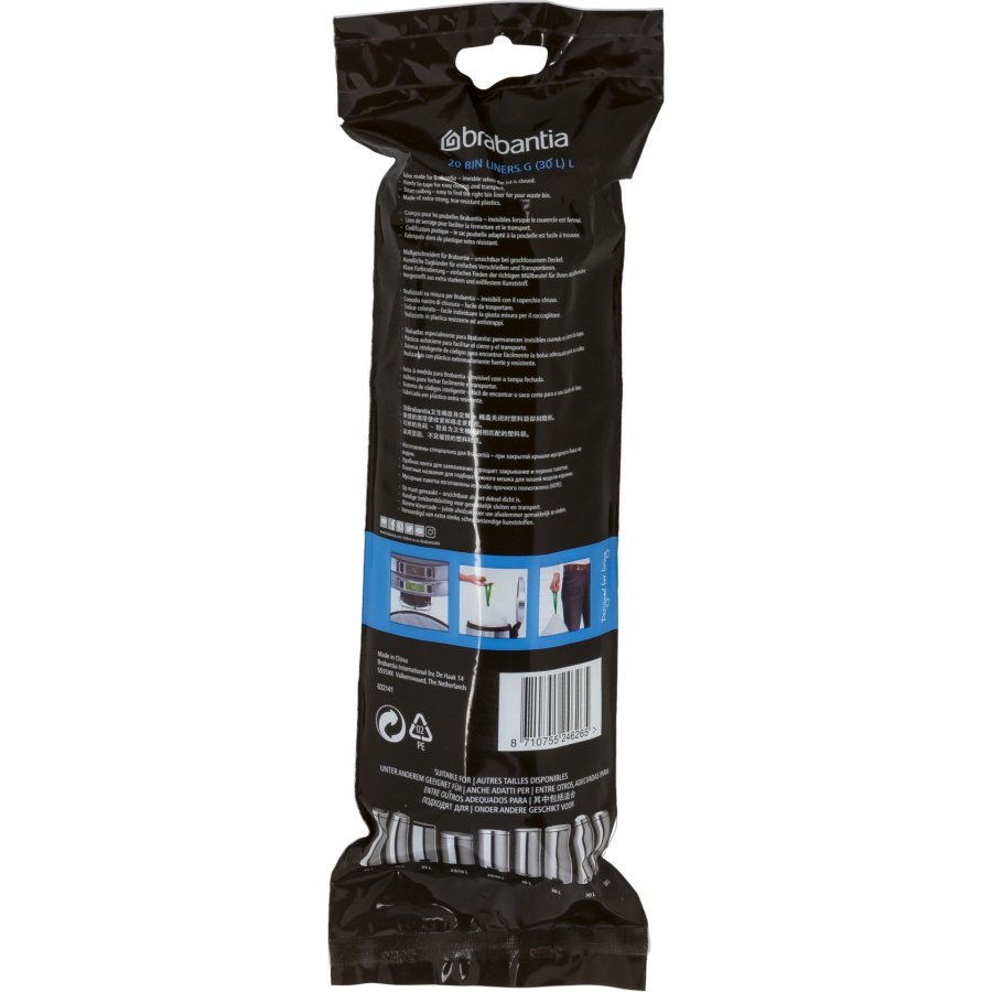 Brabantia PerfectFit Bin Liner Type G 25-30 L, 20 Bags #2