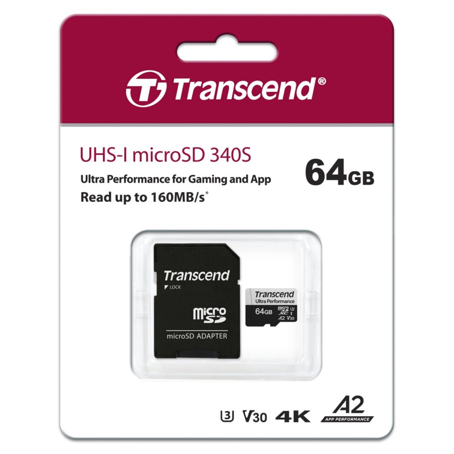 Transcend microSDXC 340S    64GB Class 10 UHS-I U3 A2 #3