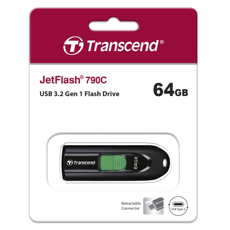 Transcend JetFlash 790      64GB USB 3.2 Type-C #7