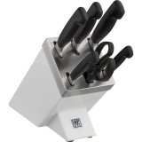 ZWILLING FOUR STAR 35148-207-0 kkkenbestik & kniv blokst 7 stk Hvid #1