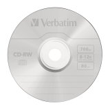 1x10 Verbatim CD-RW 80 / 700MB 10x Speed, Cakebox #3
