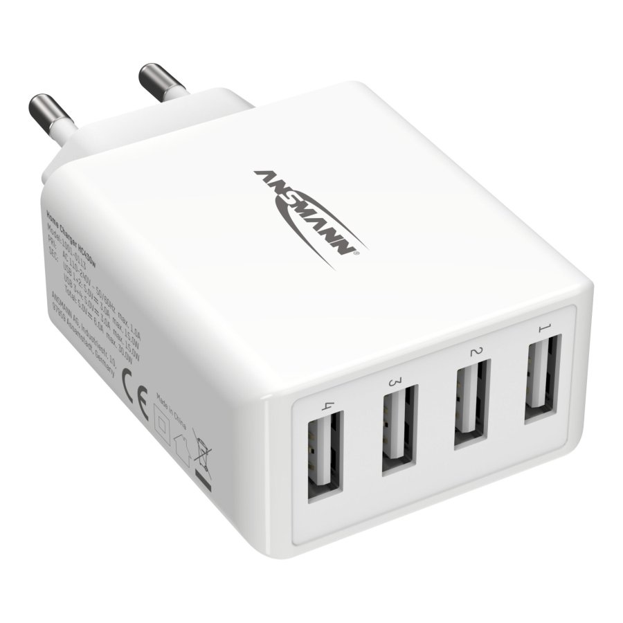 Ansmann Home Charger HC430 4xUSB 3000mA white #5