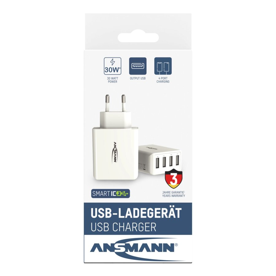 Ansmann Home Charger HC430 4xUSB 3000mA white #11