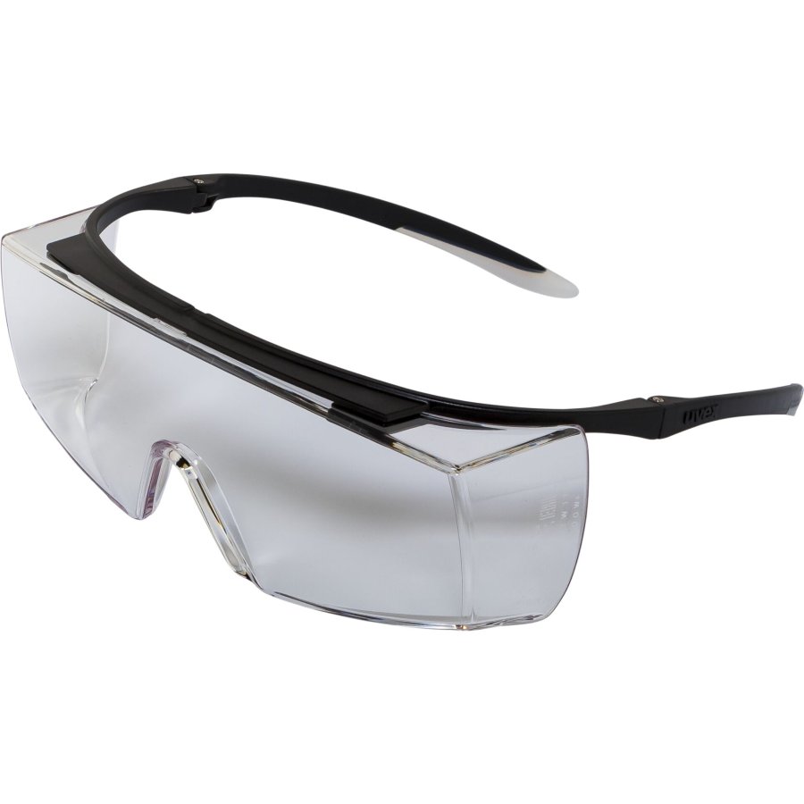 uvex super f OTG spectacles black/clear #2