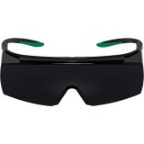 uvex super f OTG welding safety spectacles black/green #1