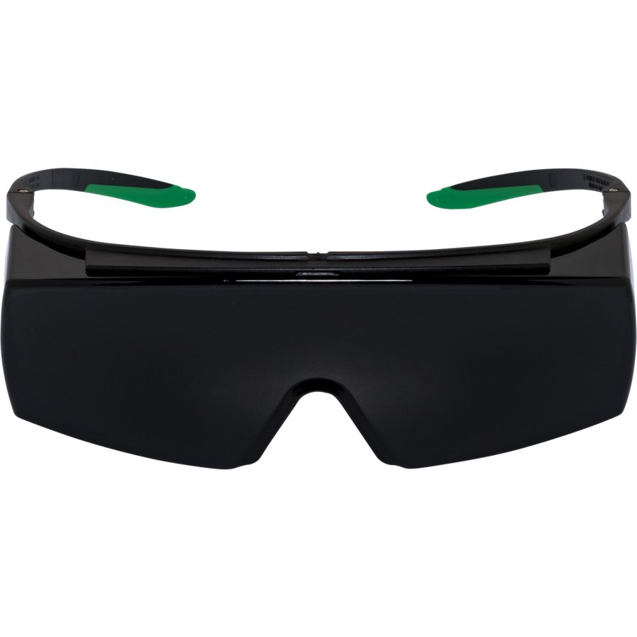 uvex super f OTG welding safety spectacles black/green #1