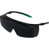 uvex super f OTG welding safety spectacles black/green #2