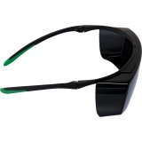 uvex super f OTG welding safety spectacles black/green #3
