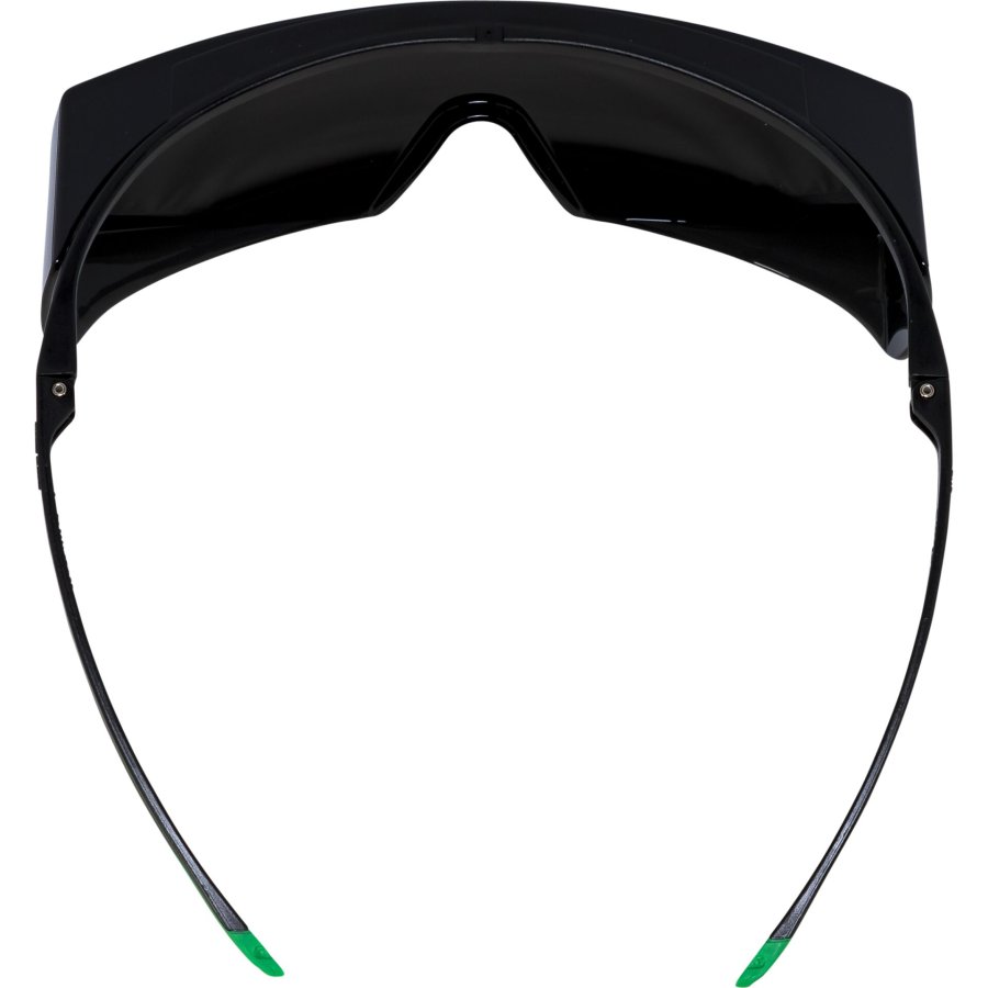 uvex super f OTG welding safety spectacles black/green #4