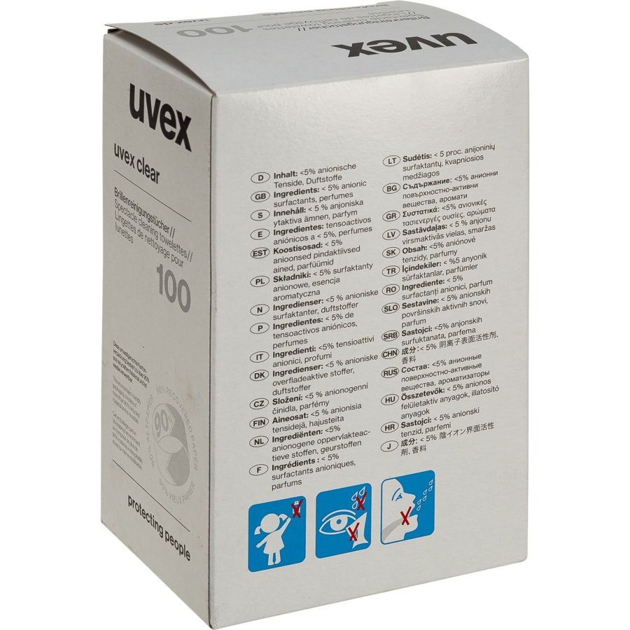 uvex lens cleaning towelettes 100 pcs. #2