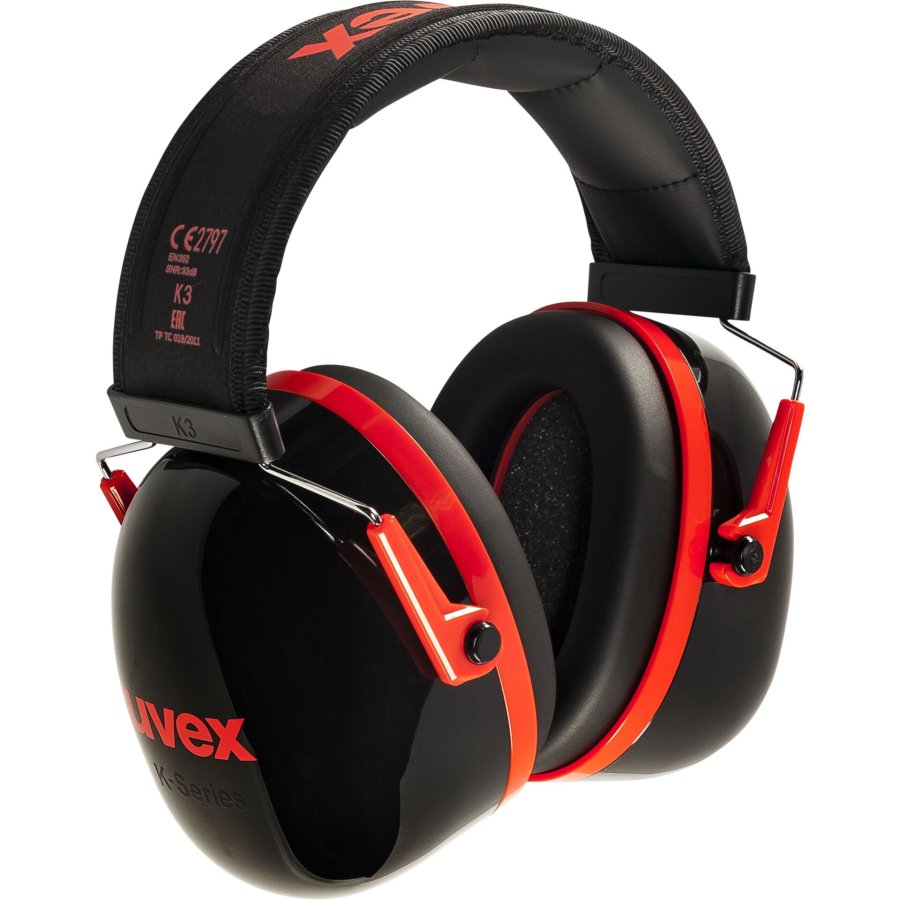 uvex capsule ear prot. K3 black/red #1