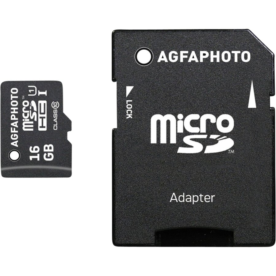 AgfaPhoto MicroSDHC UHS-I   16GB High Speed Class 10 U1 + Adapter #1