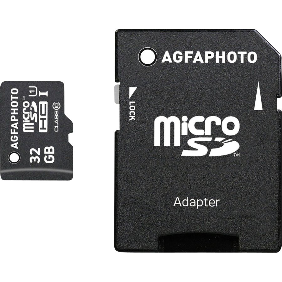 AgfaPhoto MicroSDHC UHS-I   32GB High Speed Class 10 U1 + Adapter #1