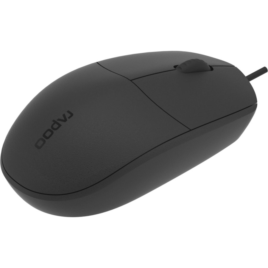Rapoo N100 black Optical Mouse #1