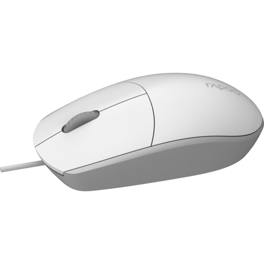 Rapoo N100 white Optical Mouse #3