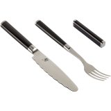 KAI Shun bestik  3-pcs Fork, Knife, Knife Rest #2